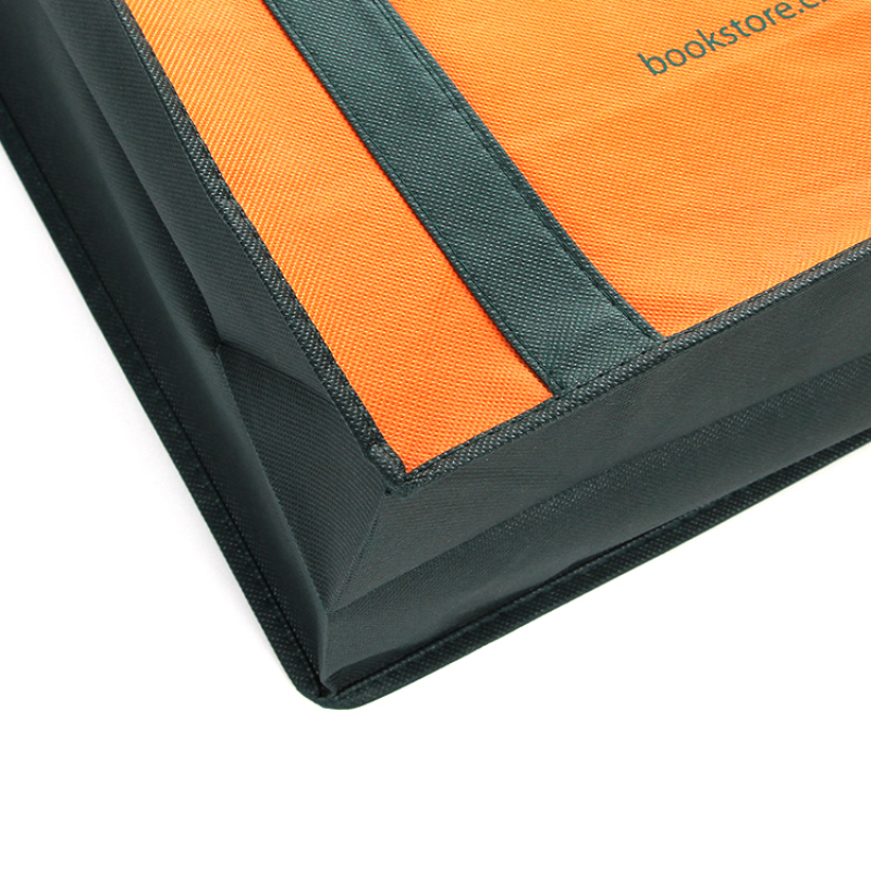 Reusable Eco-friendly Non-woven-shopping-bag Heavy Duty Stand Up Bottom Large Grocery Tote Bag With Reinforced Handles