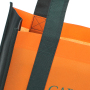 Reusable Eco-friendly Non-woven-shopping-bag Heavy Duty Stand Up Bottom Large Grocery Tote Bag With Reinforced Handles