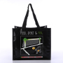 promotional large capacity reusable laminated rpet pp woven shopping bag