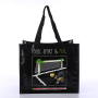 promotional large capacity reusable laminated rpet pp woven shopping bag
