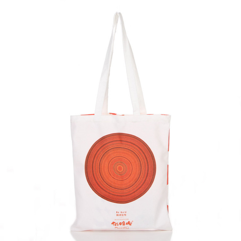 Wholesale Eco-friendly Reusable plain custom printed shopping canvas tote bags