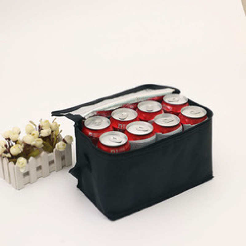 Stock plain custom logo portable non woven beer insulated cooler bag for food