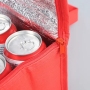 Stock plain custom logo portable non woven beer insulated cooler bag for food