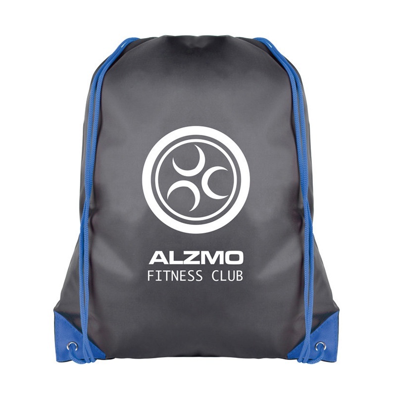 High Quality Customized Logo Printing Waterproof Polyester Drawstring Bag