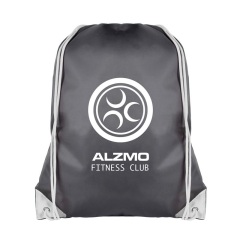High Quality Customized Logo Printing Waterproof Polyester Drawstring Bag