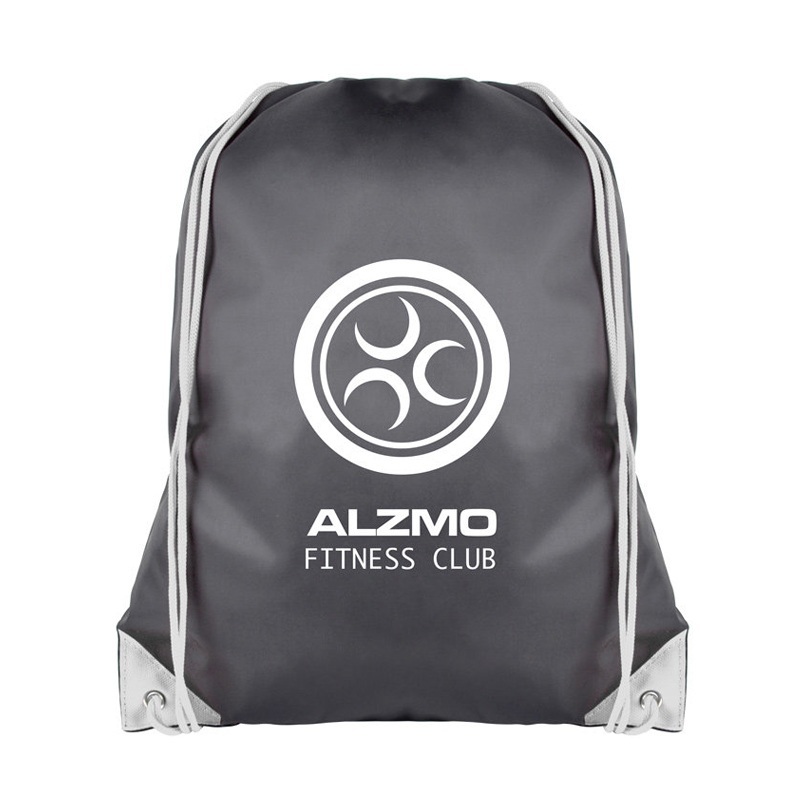High Quality Customized Logo Printing Waterproof Polyester Drawstring Bag