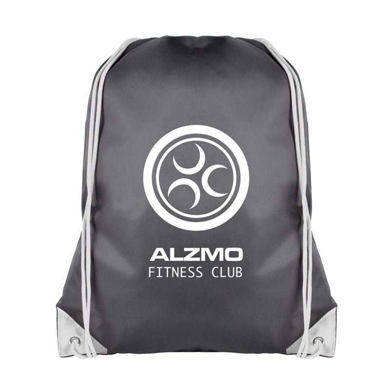 High Quality Customized Logo Printing Waterproof Polyester Drawstring Bag