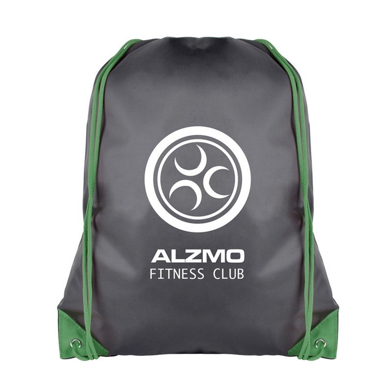 High Quality Customized Logo Printing Waterproof Polyester Drawstring Bag