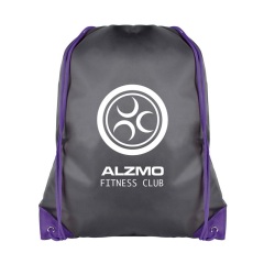 High Quality Customized Logo Printing Waterproof Polyester Drawstring Bag