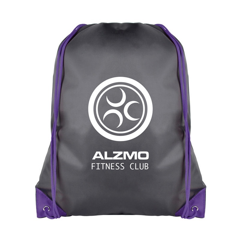 High Quality Customized Logo Printing Waterproof Polyester Drawstring Bag