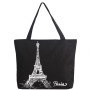 2022 Newly Wholesale Fashion Reusable Custom logo Printing Black Tote Bag Cotton Canvas Shopping Shoulder Bag