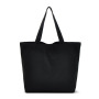 2022 Newly Wholesale Fashion Reusable Custom logo Printing Black Tote Bag Cotton Canvas Shopping Shoulder Bag