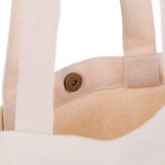 Customer Logo Printed Reusable ECO Friendly Large Canvas Shopping Bag Cotton Canvas Tote Bag