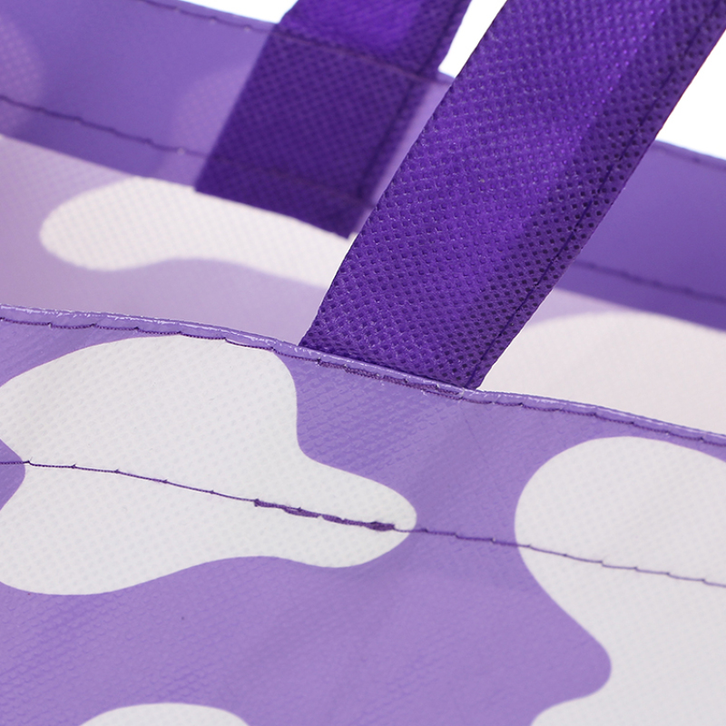 Заводська оптова багаторазова індивідуальна ламінована неткана сумка для покупок з логотипом