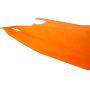 Die-cut Shape Orange Color Non woven Vest Shopping Bag  Non-woven T- shirt bag with Customer Logo Printed