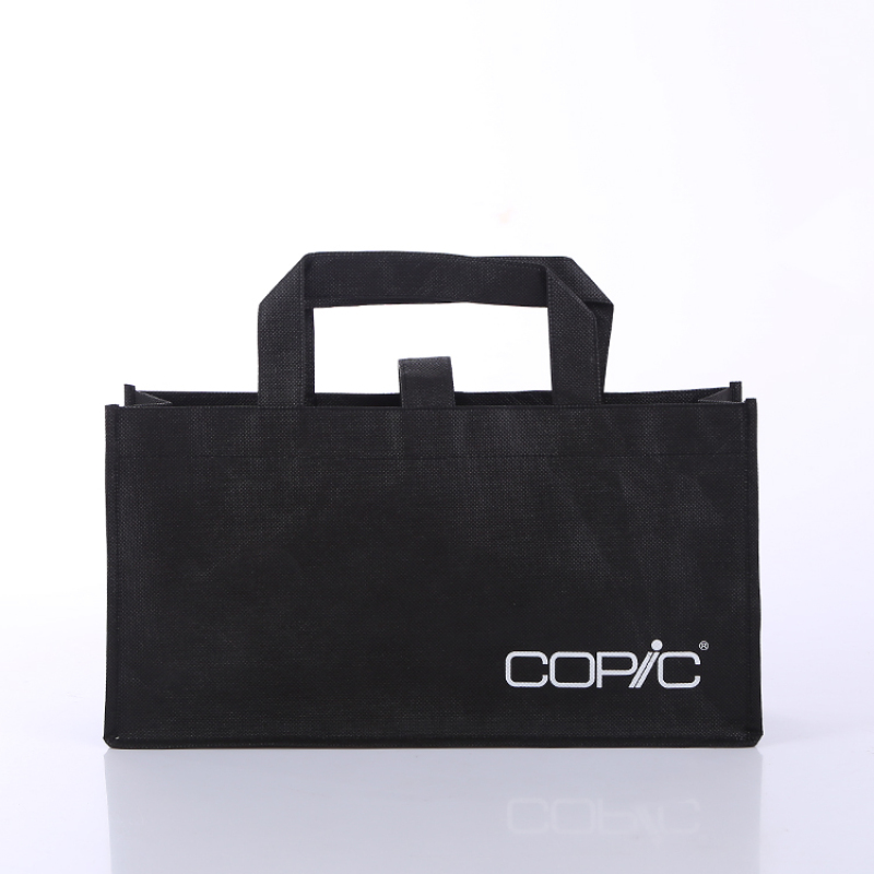 Large eco friendly reusable custom pp non woven shopping bags logo printed