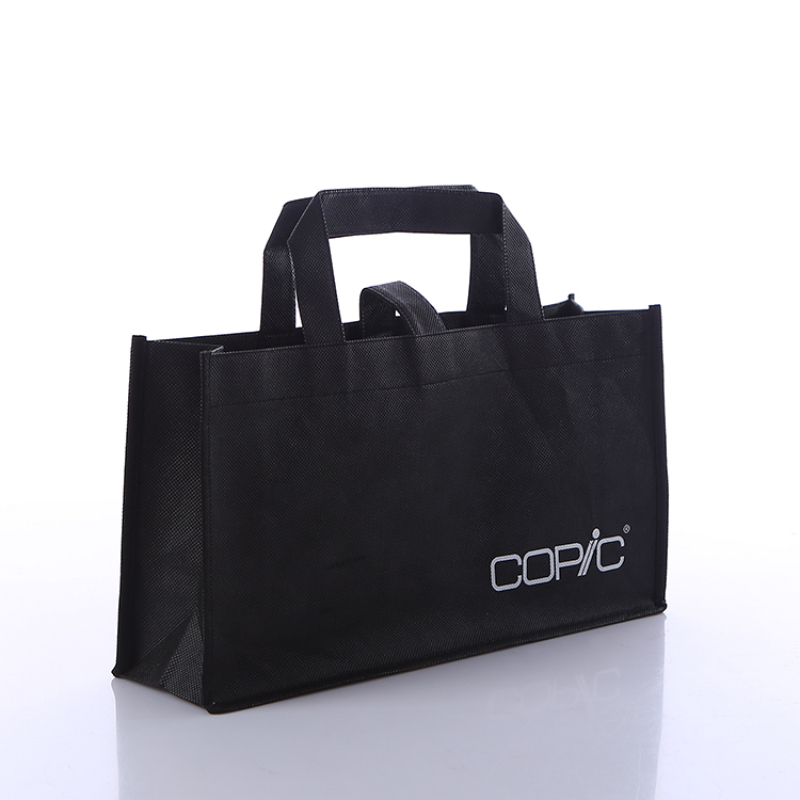 Large eco friendly reusable custom pp non woven shopping bags logo printed