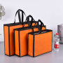 Low MOQ ready to ship fashion eco friendly reusable lamination PP non woven shopping tote carry bag