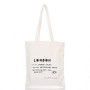Promotional Custom Logo Printed Reusable Organic Cotton Canvas Shopping Tote Bags