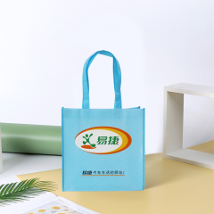 Wholesale Custom Printed Eco Friendly Recycle Reusable PP Laminated Non Woven Fabric Grocery Tote Shopping Bags
