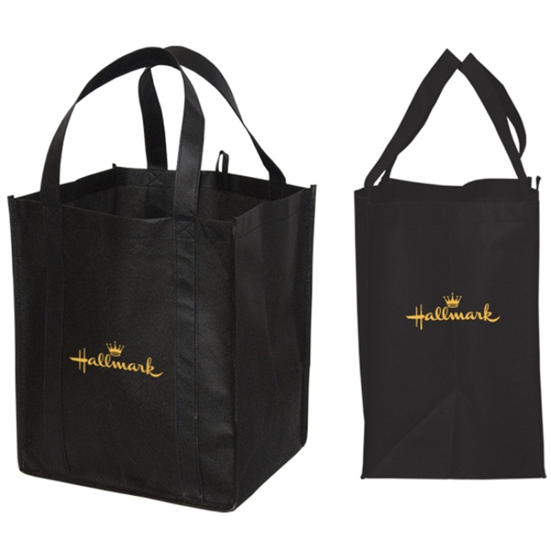 strong and long handle non woven wedding dress bag  w cut non-woven bag tnt non woven bag