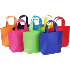 Cheap Promotional  Eco-Friendly Non Woven Fabric  Reusable Carry Bag Shopping Bag with Handle