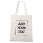 2022 New Custom Design Natural Color Cotton Canvas Tote Bag With Pocket And Zipper