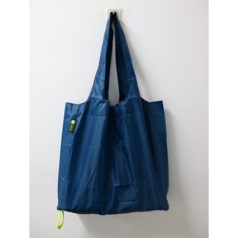 Customized  Expandable Folding Tote Bag Large  Capacity Reusable 190T Polyester Foldable Grocery Shopping Tote Bag