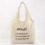 Wholesale 12oz large capacity canvas shoulder shopping tote bag with custom logo