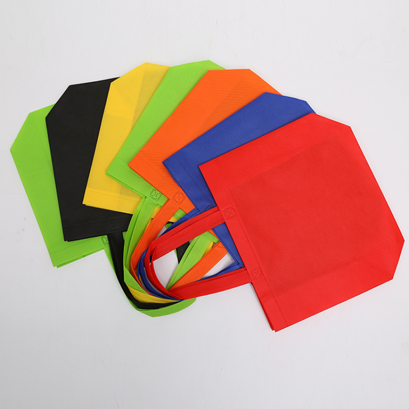 Wholesale cheap promotional stock custom polypropylene shopping non woven eco friendly tote bag