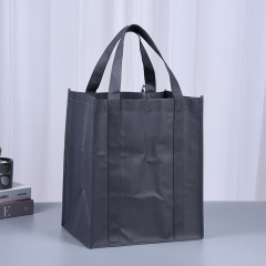 wholesale reusable printable portable pp non woven fabric shopping bag custom logo