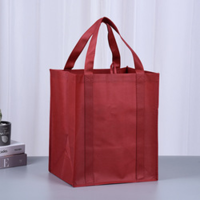wholesale reusable printable portable pp non woven fabric shopping bag custom logo