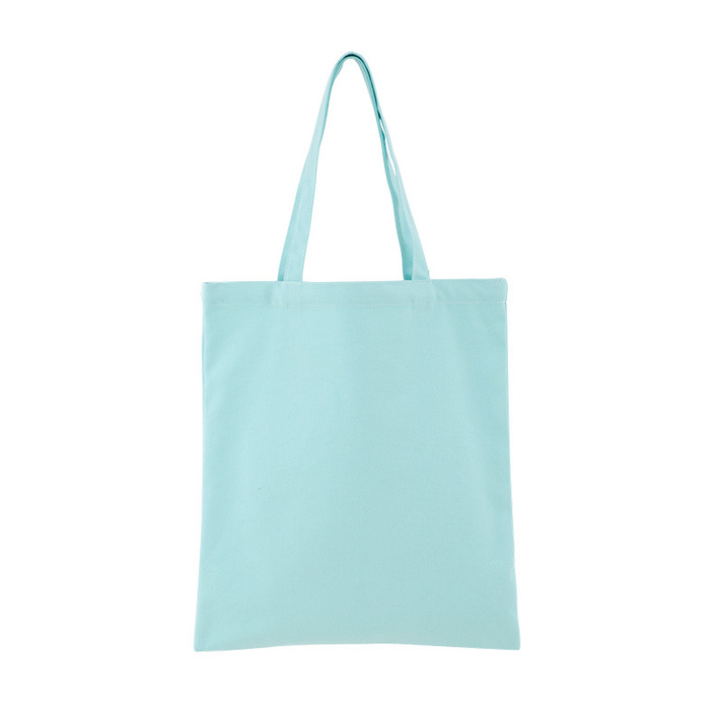 Eco Friendly Candy Color Custom Logo 12oz Blank 100% Cotton Canvas Tote Bag