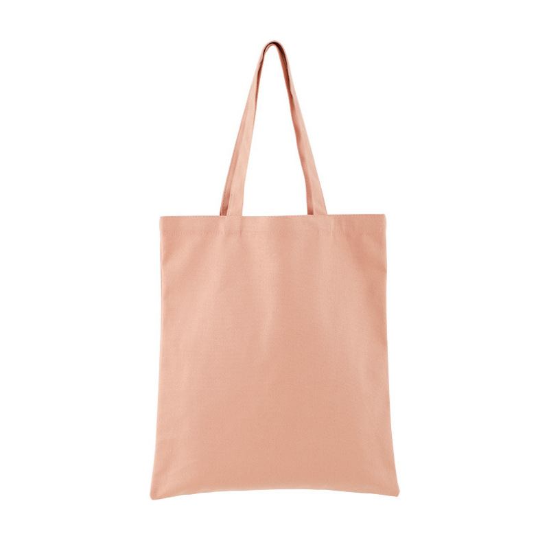 Eco Friendly Candy Color Custom Logo 12oz Blank 100% Cotton Canvas Tote Bag