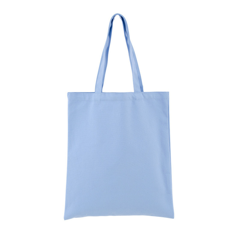 Eco Friendly Candy Color Custom Logo 12oz Blank 100% Cotton Canvas Tote Bag