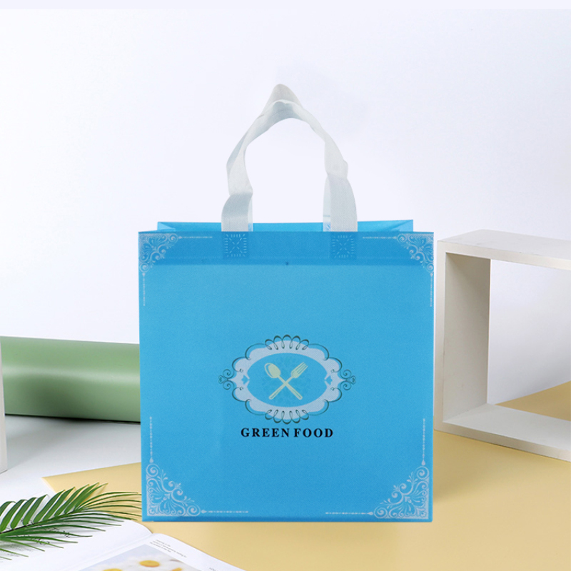Wholesale reusable waterproof custom printing pp laminated non-woven shopping tote bag