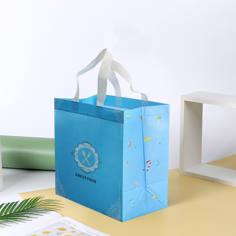 Wholesale reusable waterproof custom printing pp laminated non-woven shopping tote bag
