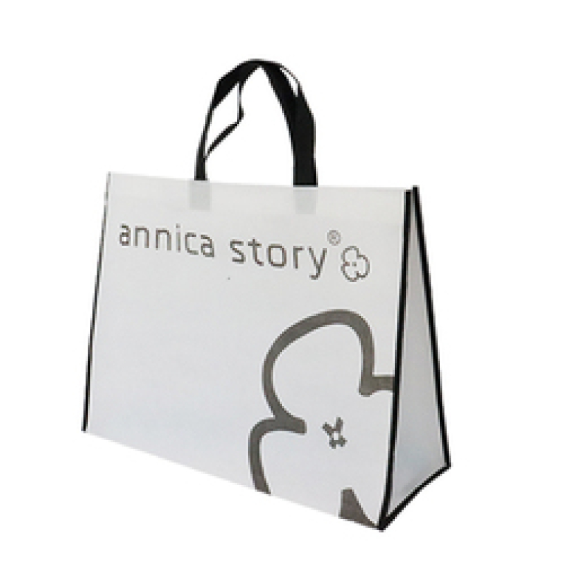 Wholesale Custom Reusable Promotional Laminated Non Woven Tote Shopping Bag with Custom Logo