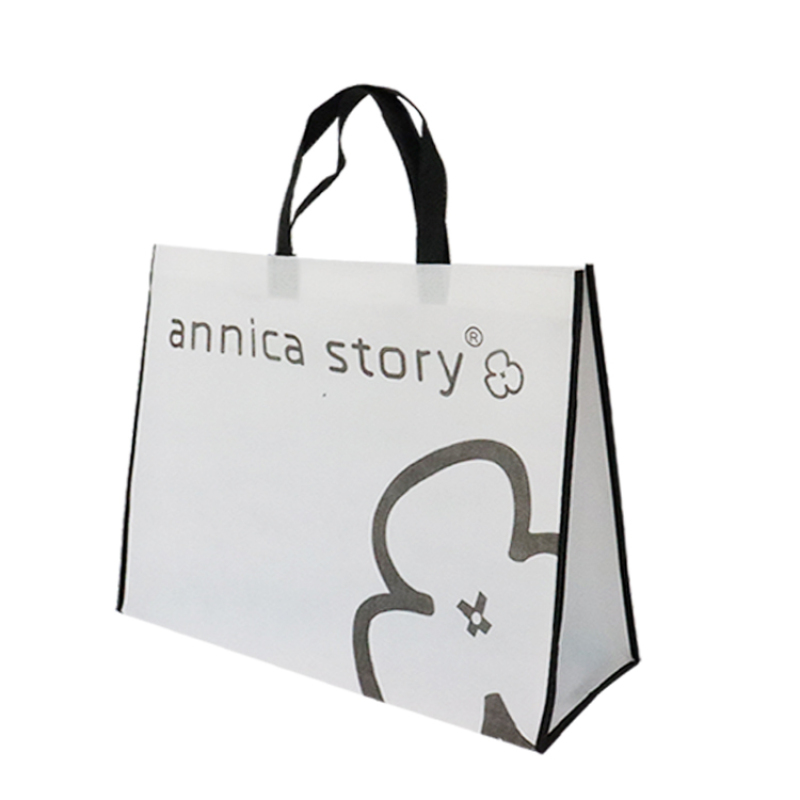 Wholesale Custom Reusable Promotional Laminated Non Woven Tote Shopping Bag with Custom Logo