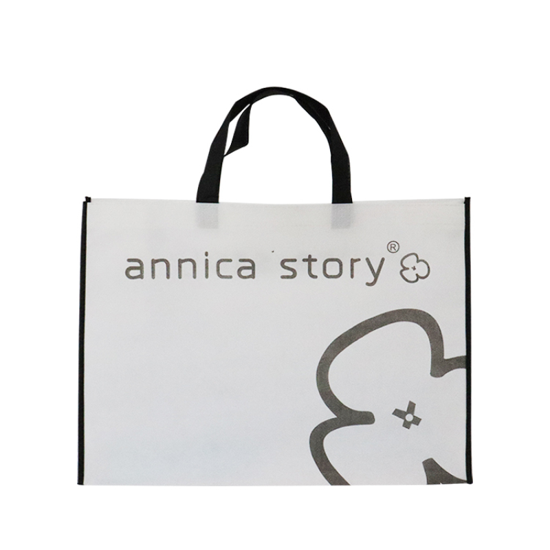 Wholesale Custom Reusable Promotional Laminated Non Woven Tote Shopping Bag with Custom Logo