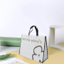 Wholesale Custom Reusable Promotional Laminated Non Woven Tote Shopping Bag with Custom Logo