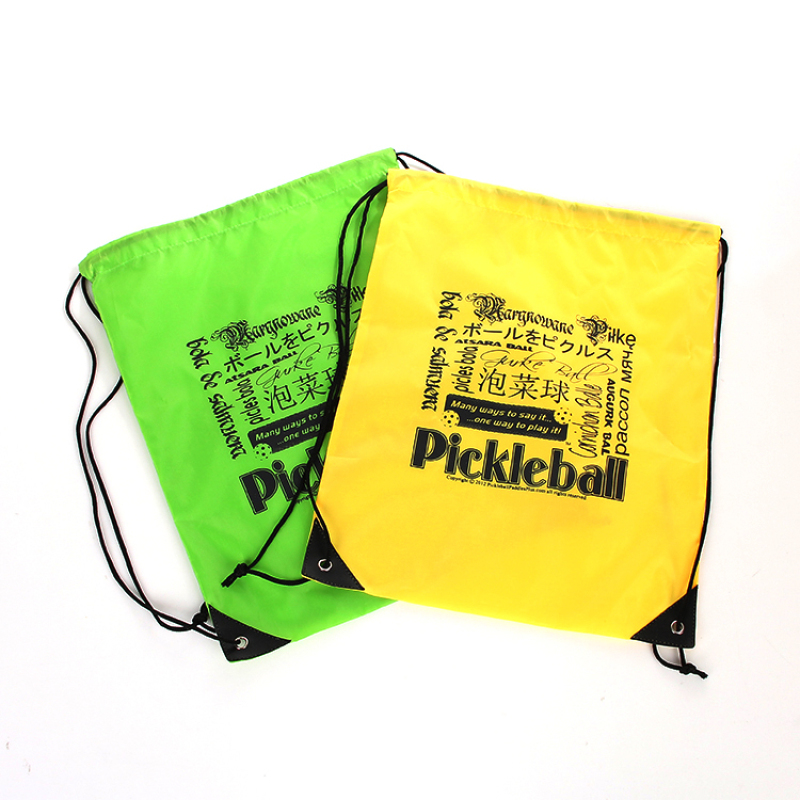 high quality promotional gym polyester custom logo drawstring backpack bags