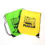high quality promotional gym polyester custom logo drawstring backpack bags