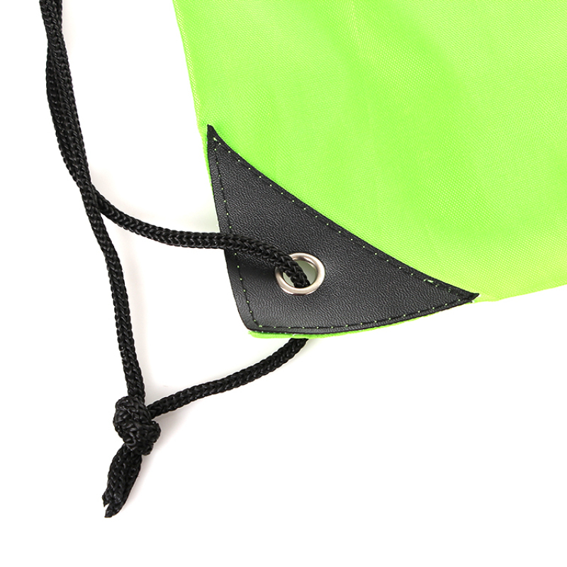 high quality promotional gym polyester custom logo drawstring backpack bags