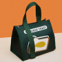 Stock large capacity portable insulated waterproof school kids lunch box cooler bags