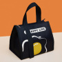 Stock large capacity portable insulated waterproof school kids lunch box cooler bags