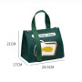 Stock large capacity portable insulated waterproof school kids lunch box cooler bags