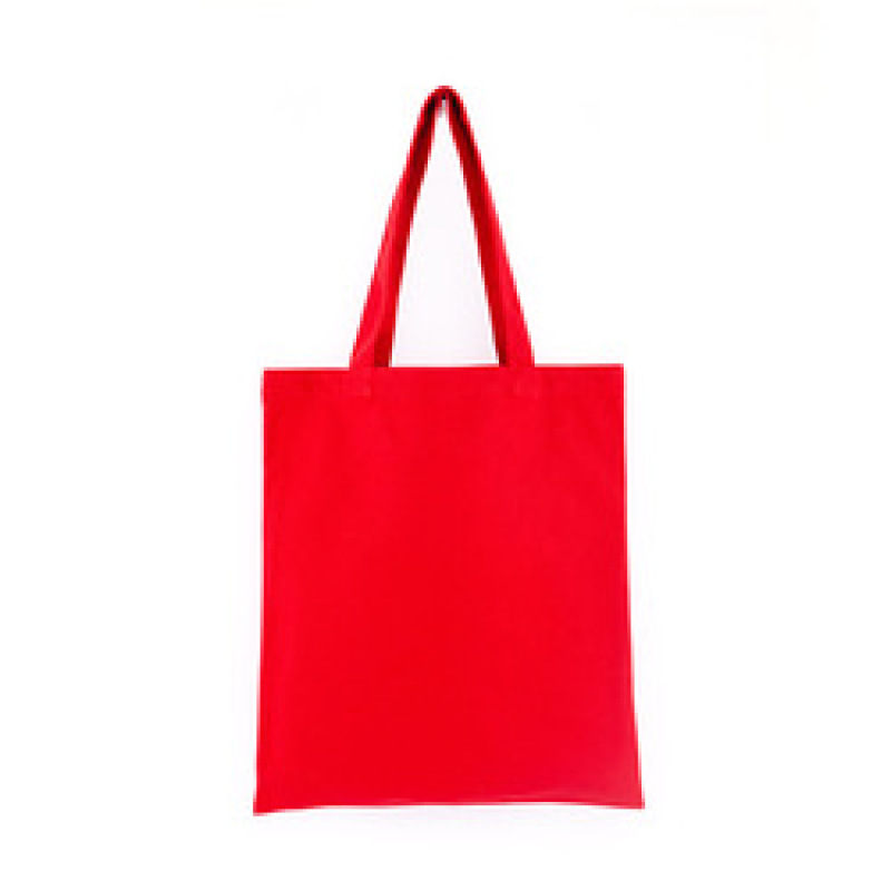 Stock Colorful 12oz Plain Recycled Custom 100% Cotton Canvas Tote Shopping Bag