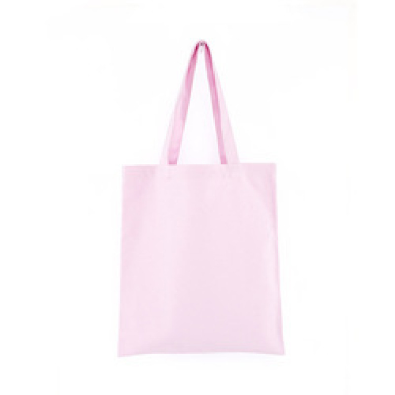 Stock Colorful 12oz Plain Recycled Custom 100% Cotton Canvas Tote Shopping Bag