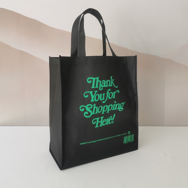 Low Moq Custom Polypropylene Fabric Grocery  Pp Non woven Shopping Tote Bag
